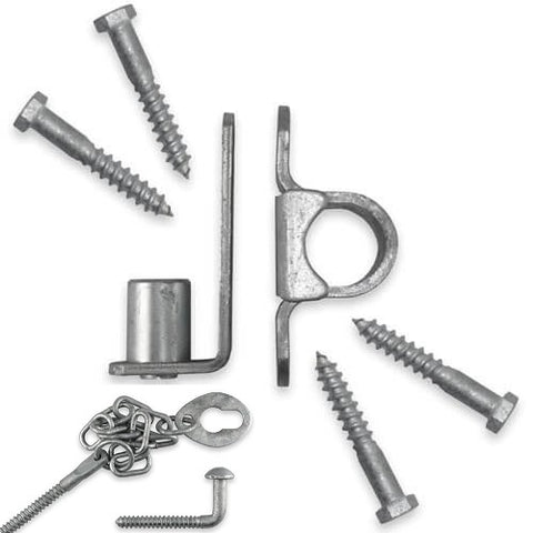 Screw-On Timber Post 25nb Farm Gate Kit With Latch - Pet And Farm 