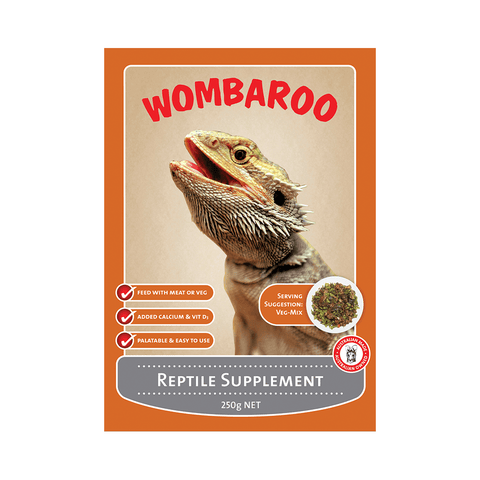 Wombaroo Reptile Supplement 250g - Pet And Farm 