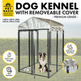 Pet Basic 1.83 x 1.22 x 1.22m Dog Kennel Enclosure Waterproof Lockable Gate - Pet And Farm 
